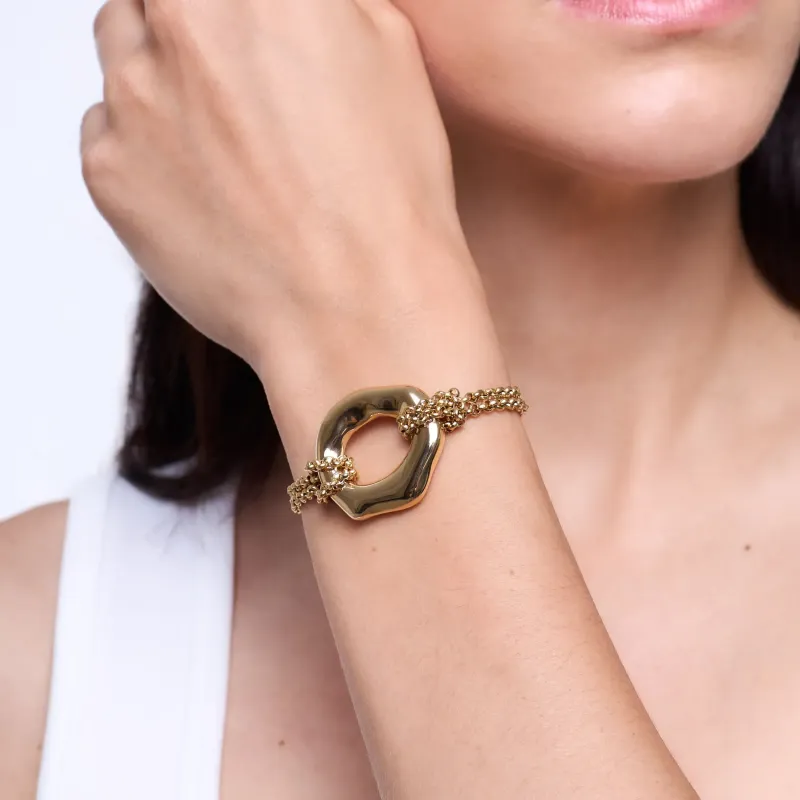 Pulseira para Mulher Bubbles Dourado | Radiant