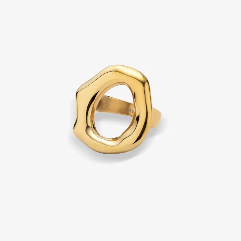 Anel para Mulher Bubbles Dourado | Radiant
