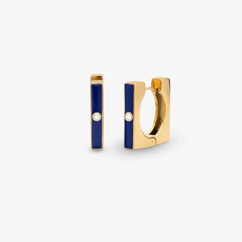 Brincos para Mulher Marrakech Dourado e Azul | Radiant
