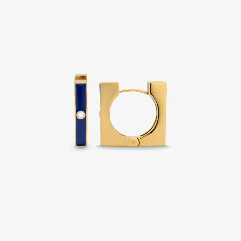 Brincos para Mulher Marrakech Dourado e Azul | Radiant