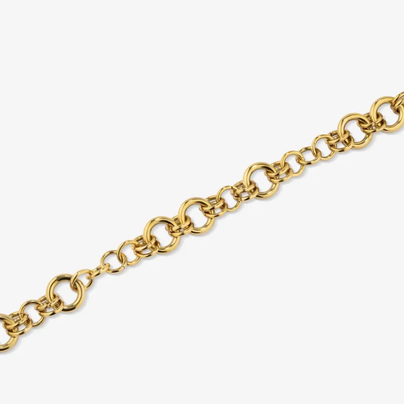 Pulseira Dourada de Mulher em Aço Inoxidável | Radiant