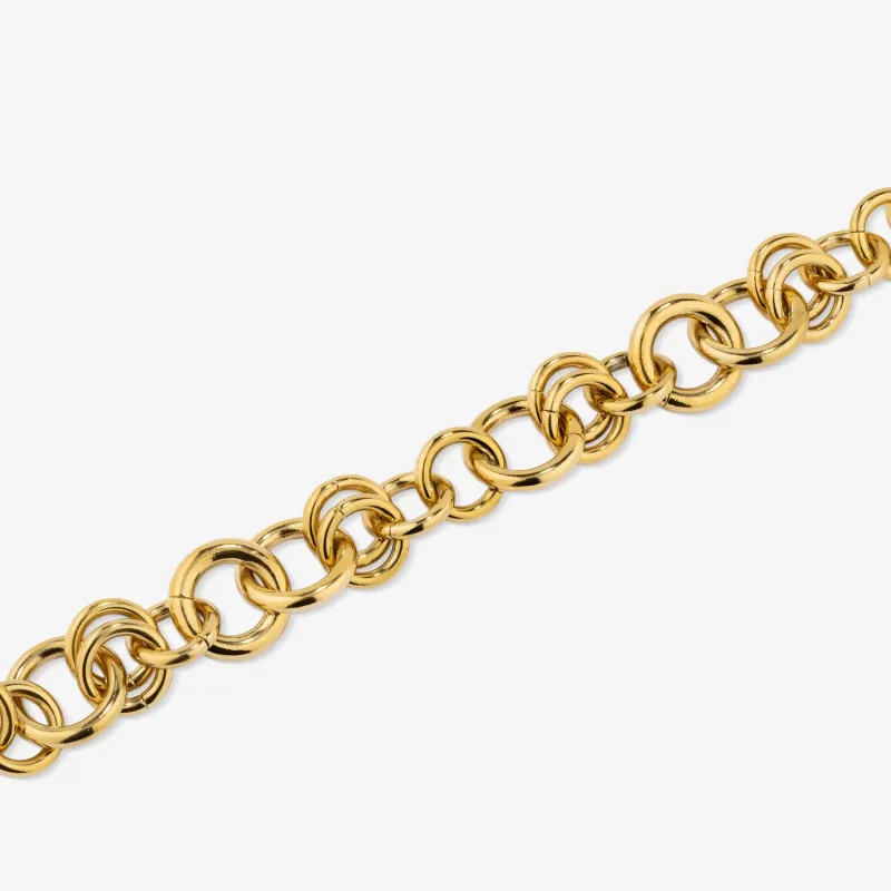Pulseira Dourada Bold de Mulher em Aço Inoxidável | Radiant